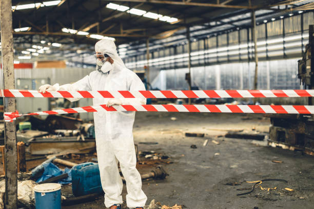 Professional Hoarding Cleanup technician working in Oak Hill, OH